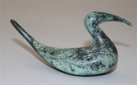 § Guy Taplin (b.1939) Miniature cormorant, 1998, 3.75in.